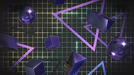 Thumbnail image for Retro Grid (Purple) wallpaper